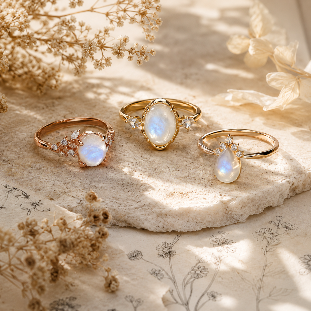 Moonstone Engagement Rings: Meaning, Styles & How to Choose a Gold Moonstone Ring