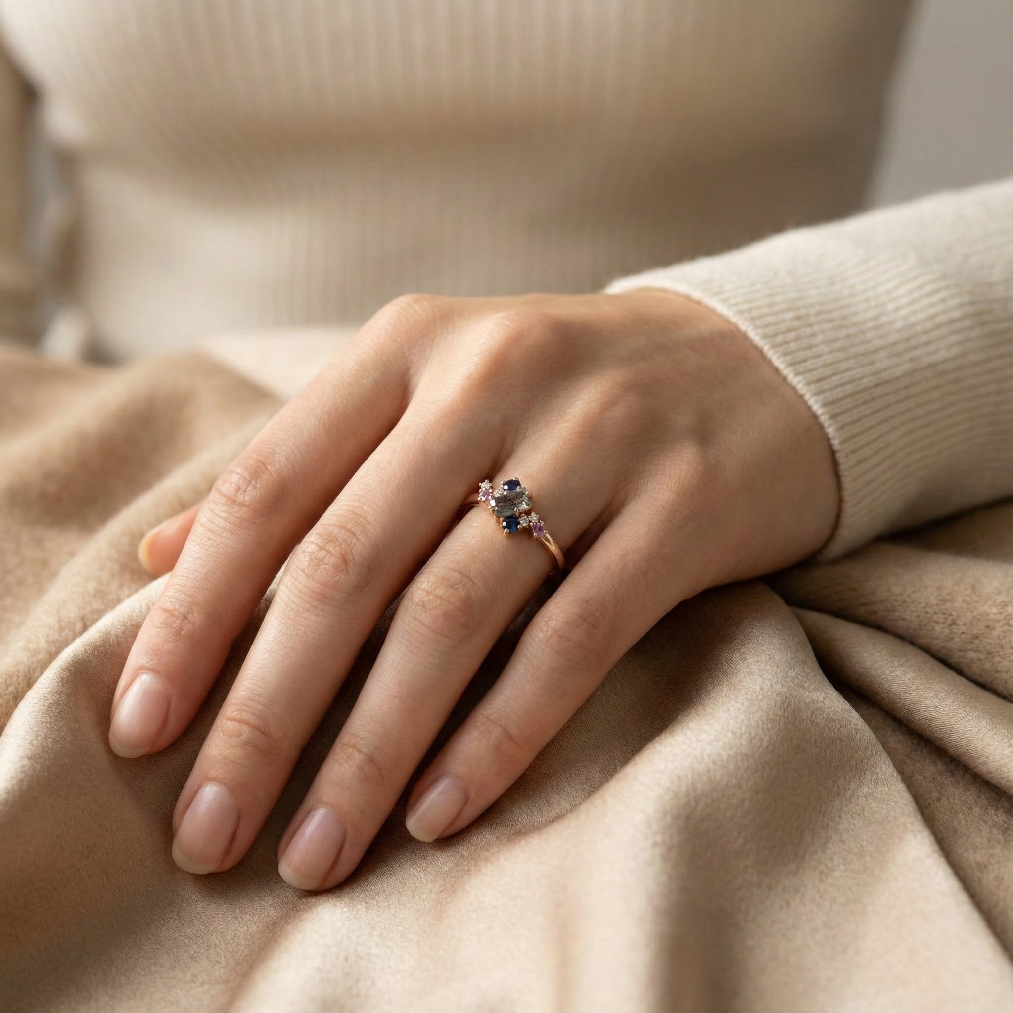 Rectangular cut tourmaline ring - exquisite gemstone jewelry for formal occasions