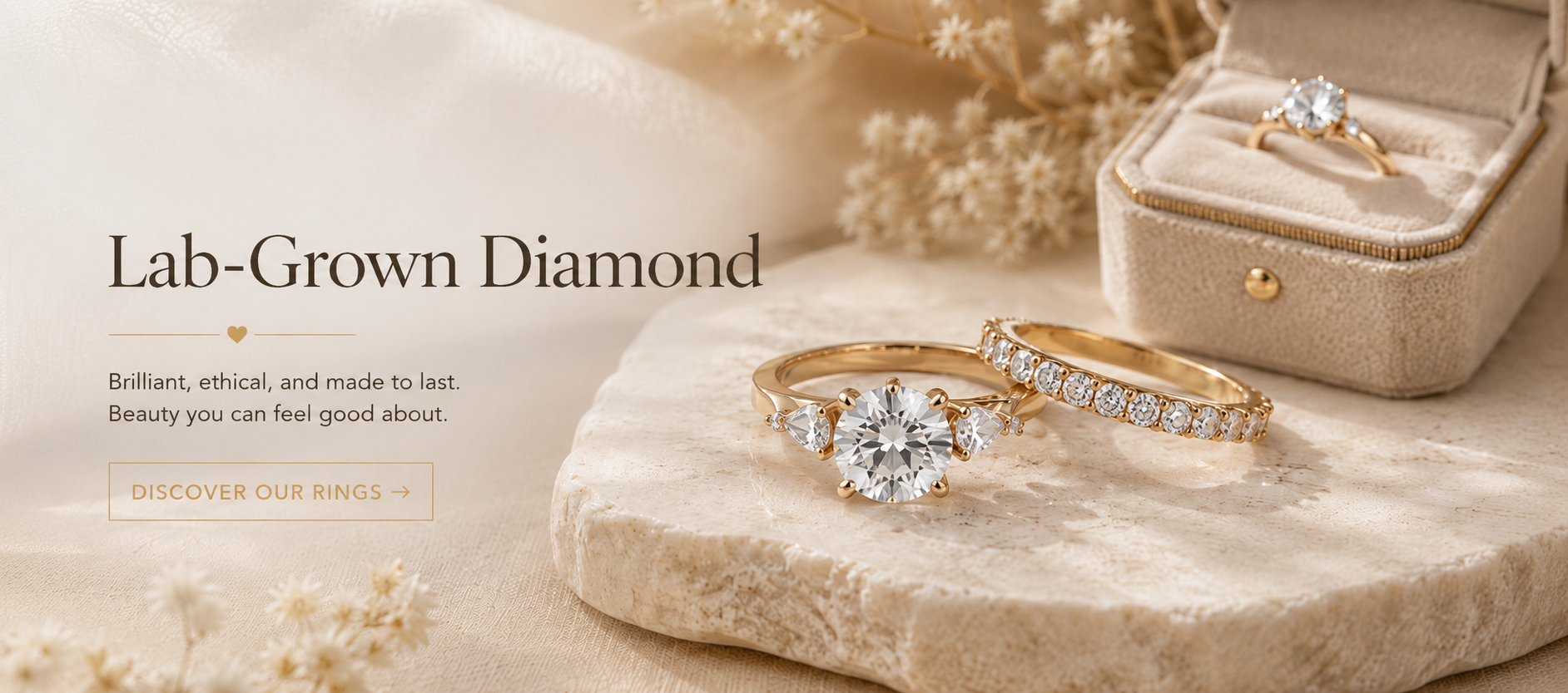 Lab Diamond Ring