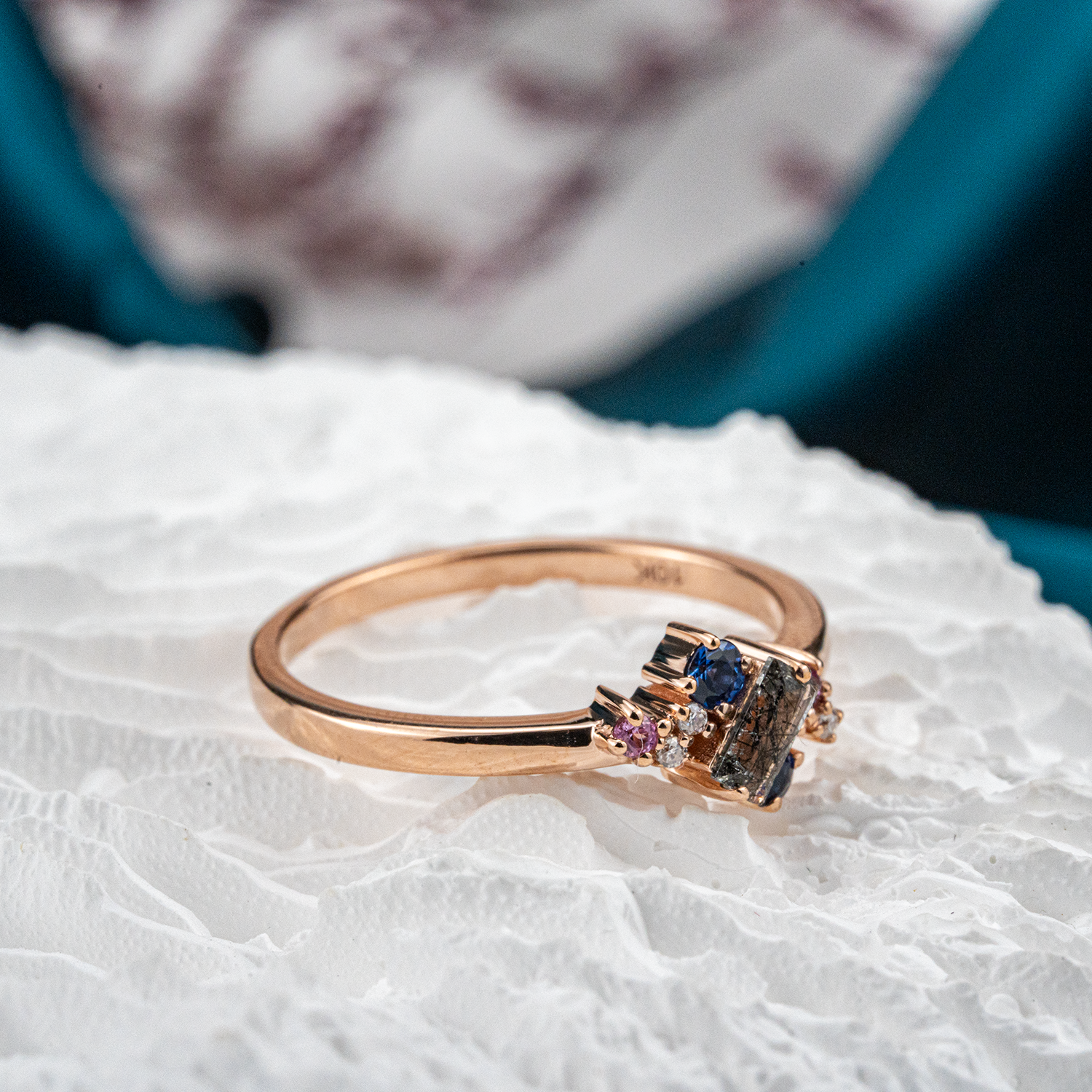 Rectangular cut tourmaline ring - exquisite gemstone jewelry for formal occasions