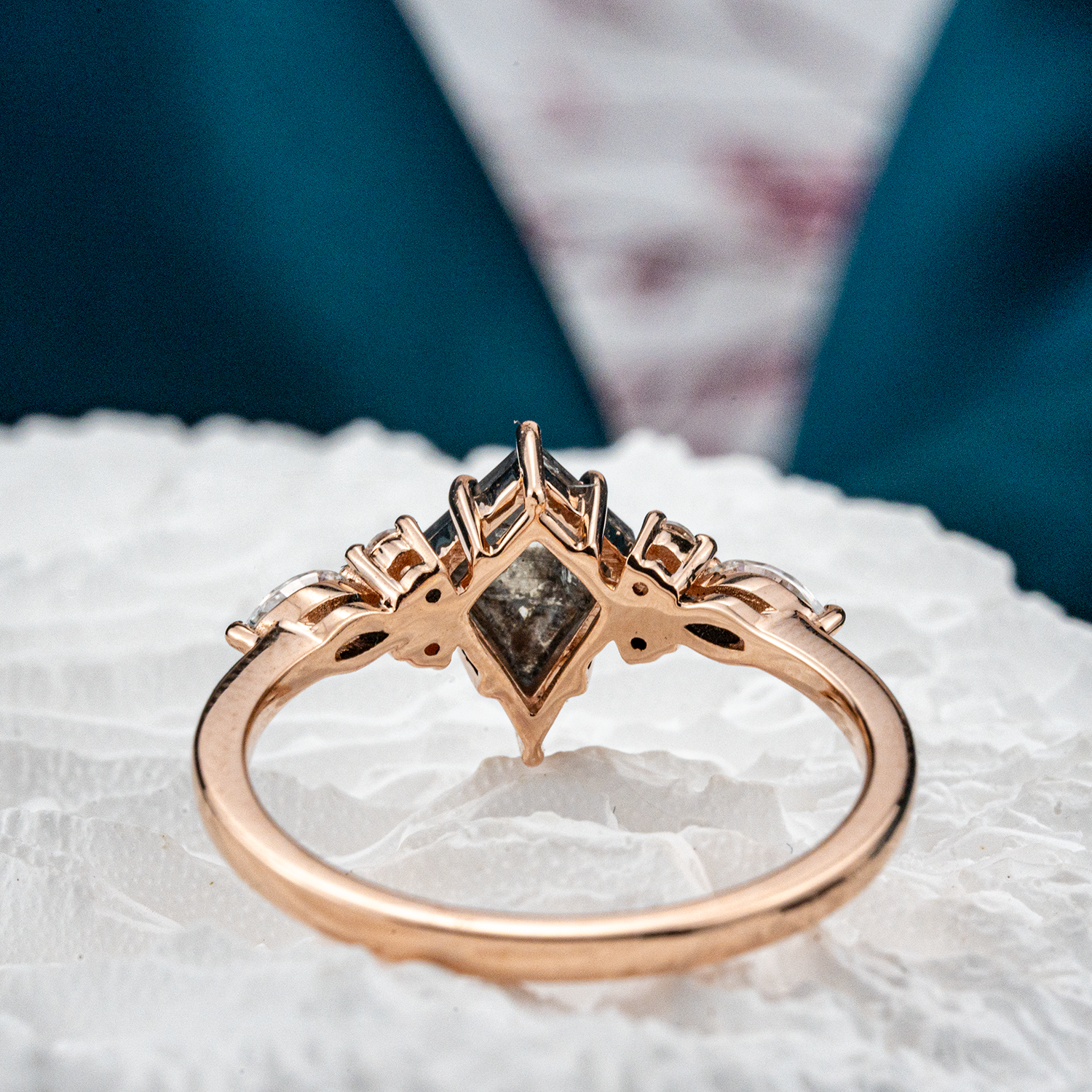 Rare Kite Cut Diamond Ring, Ideal for Those Seeking Unique Elegance