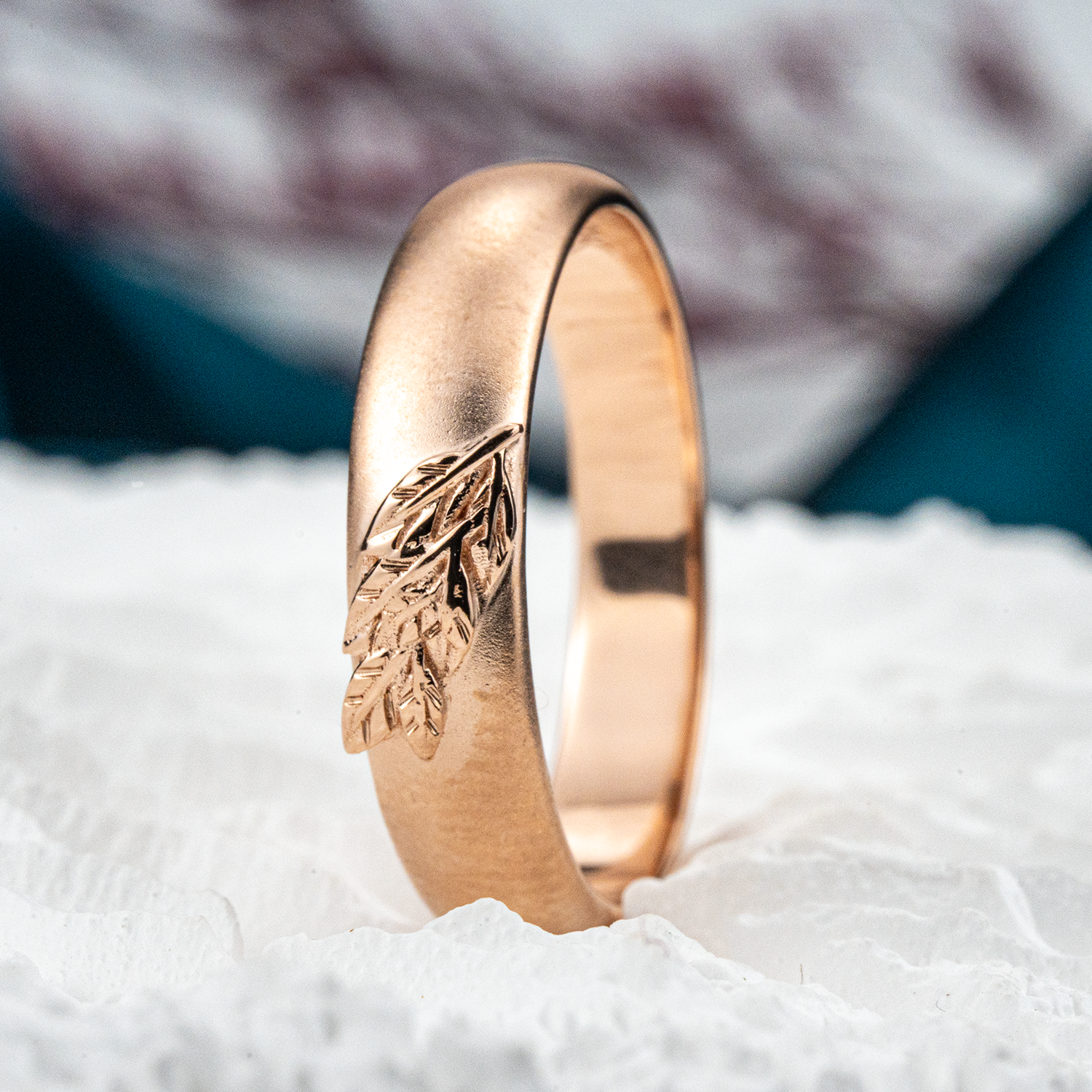 Best Gift for Her - Elegant Leaf Ring, Timeless Promise Ring, Classic and Stylish Design