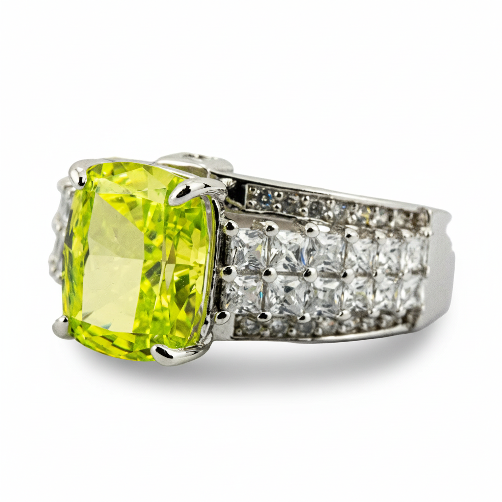 Product view of Zircon Men's Ring in Gold