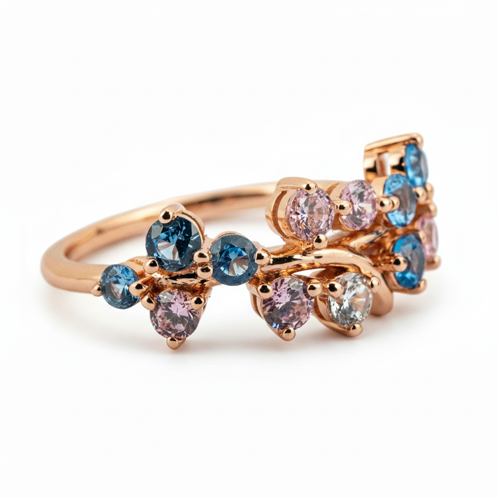 Product view of Moissanite Engagement Ring in Gold