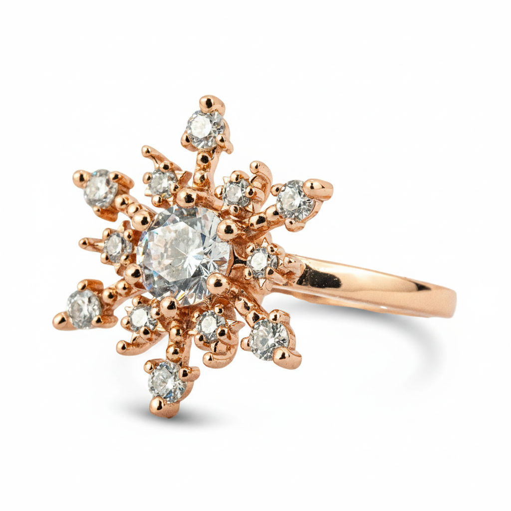 Product view of Moissanite Ring in Gold