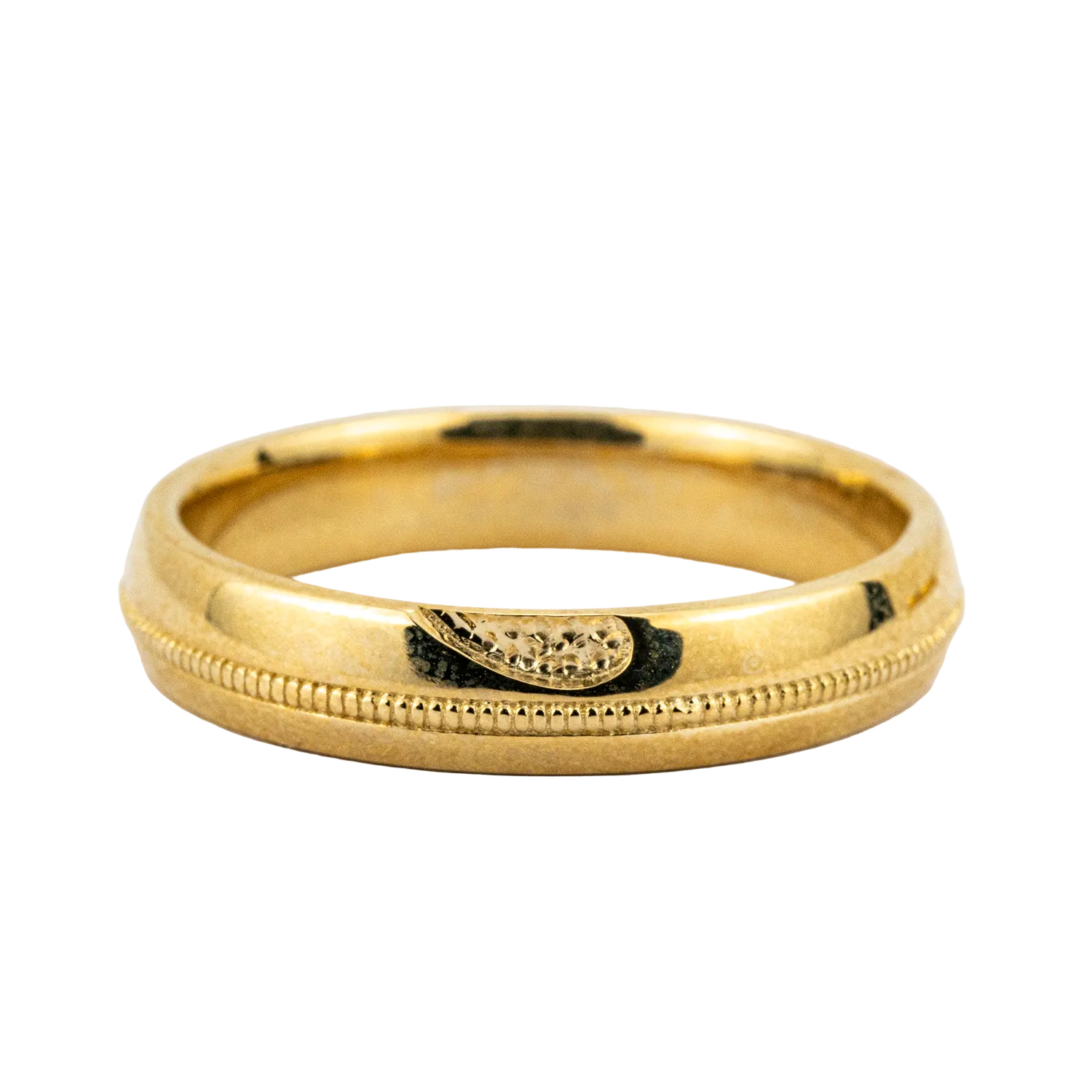 Product view of Moissanite Couple Ring Set in Gold