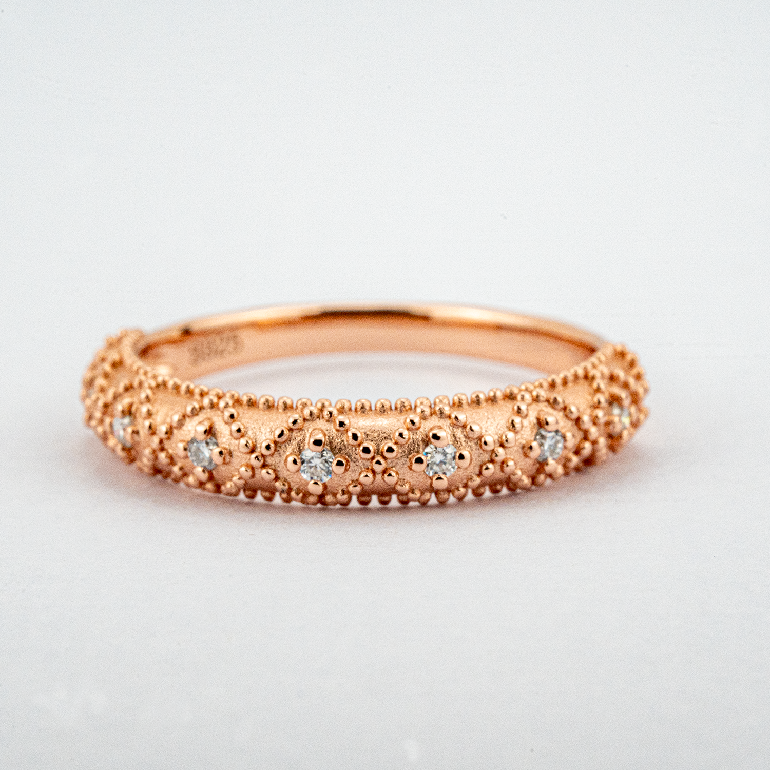 Minimalist Style Moissanite Ring.