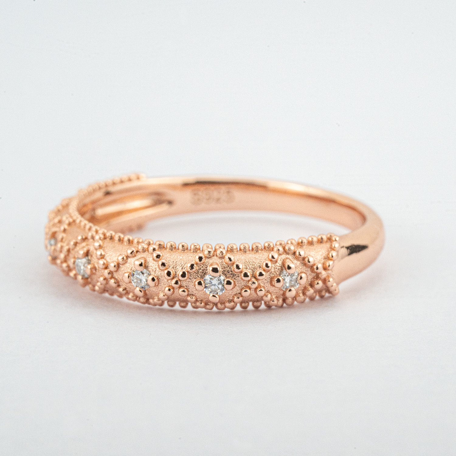 Minimalist Style Moissanite Ring.