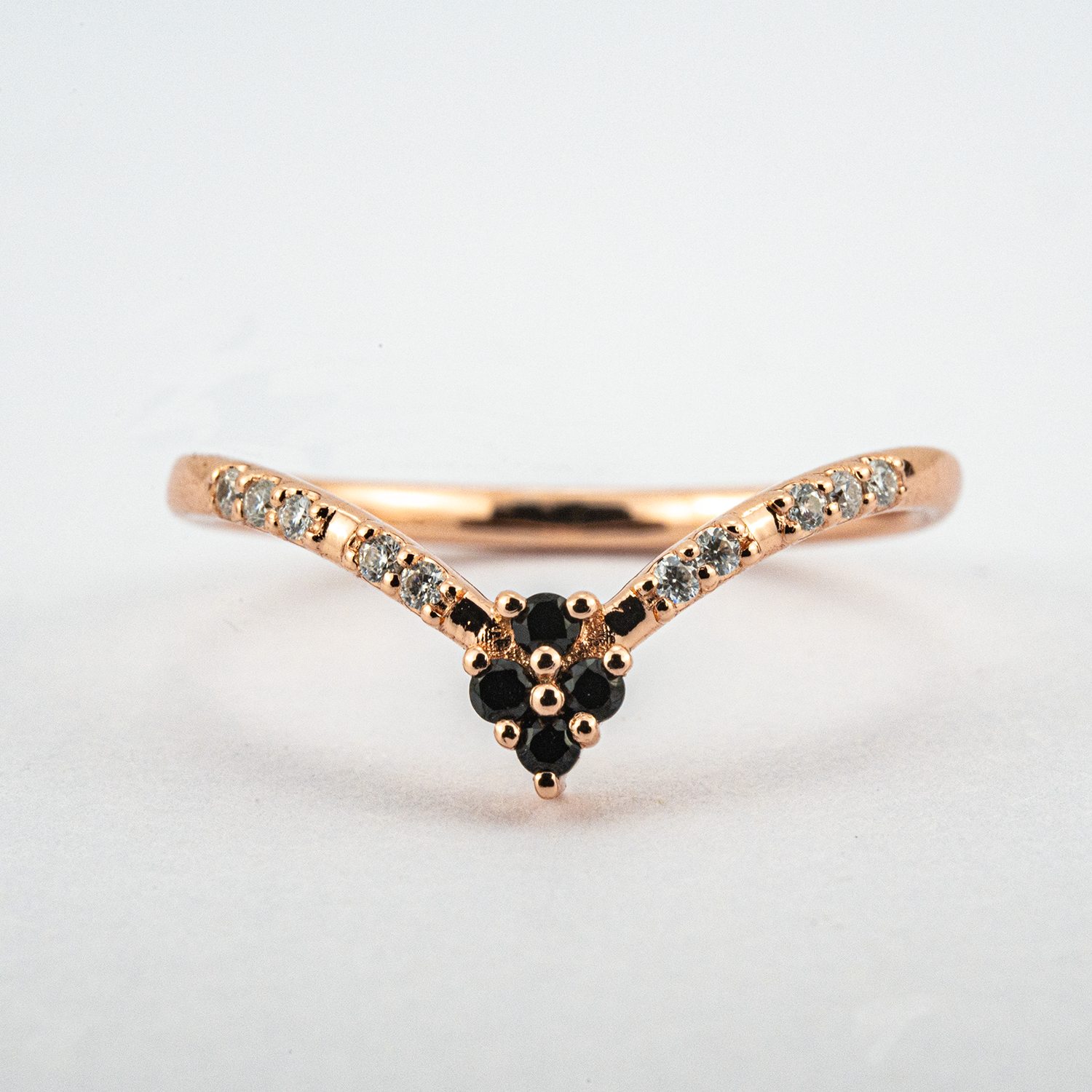 Stunning Tourmaline & Black Onyx Ring Set for Women - Hexagonal Design, Precious Gemstones