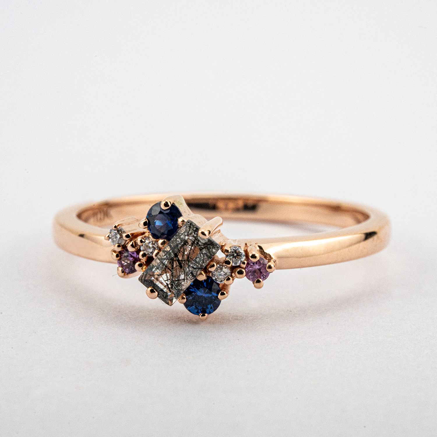 Rectangular cut tourmaline ring - exquisite gemstone jewelry for formal occasions