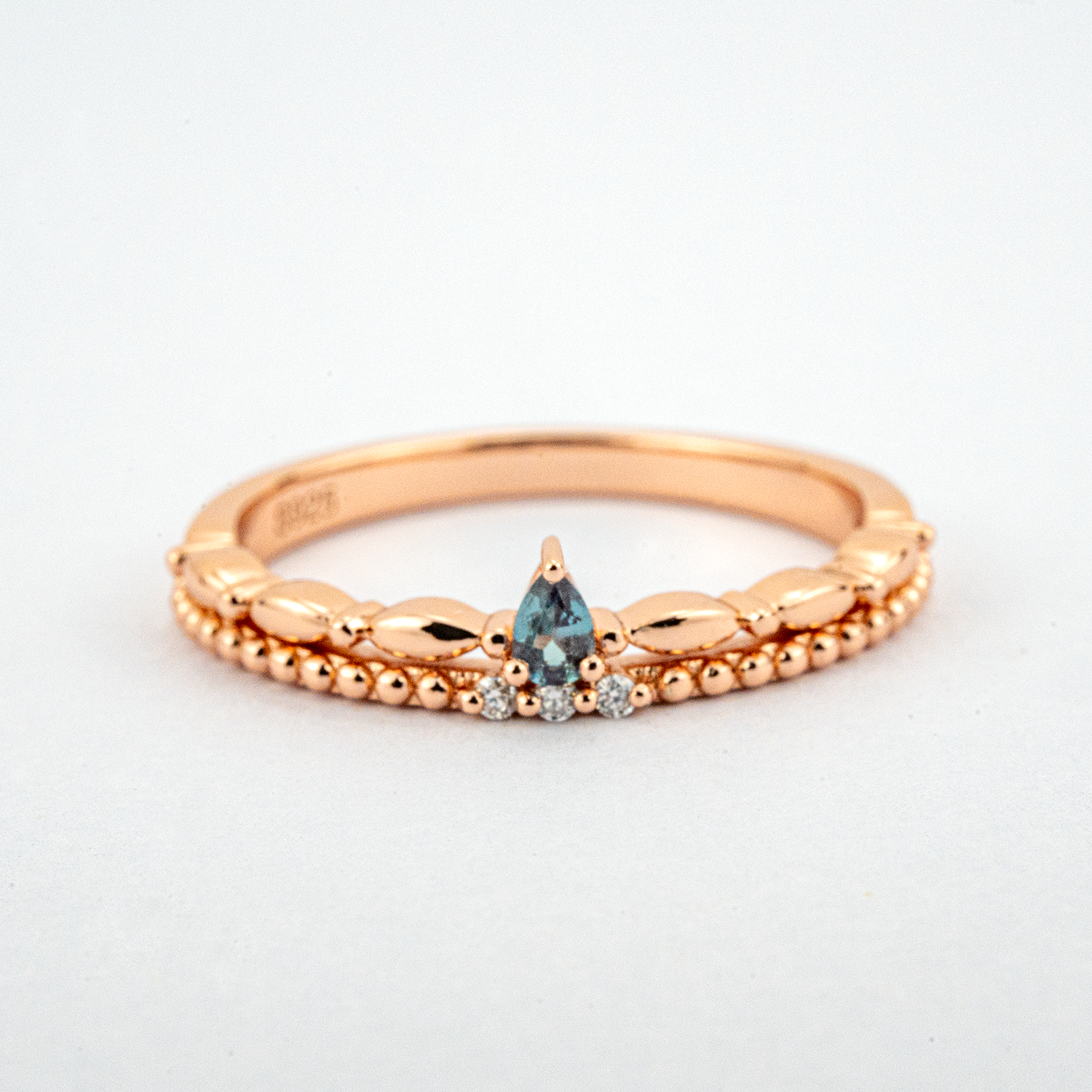 Minimalist couple ring with sleek design for modern couples