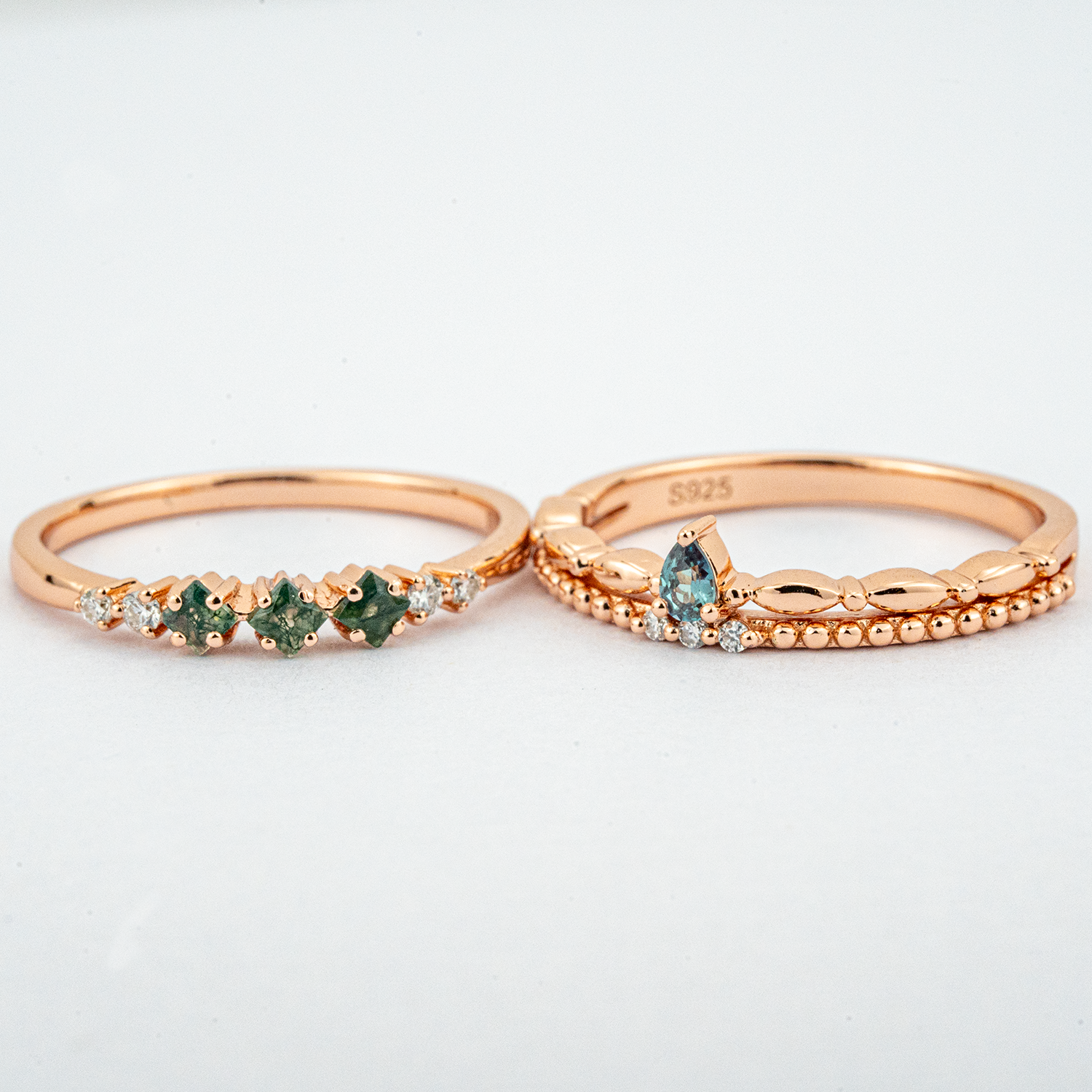 Minimalist couple ring with sleek design for modern couples