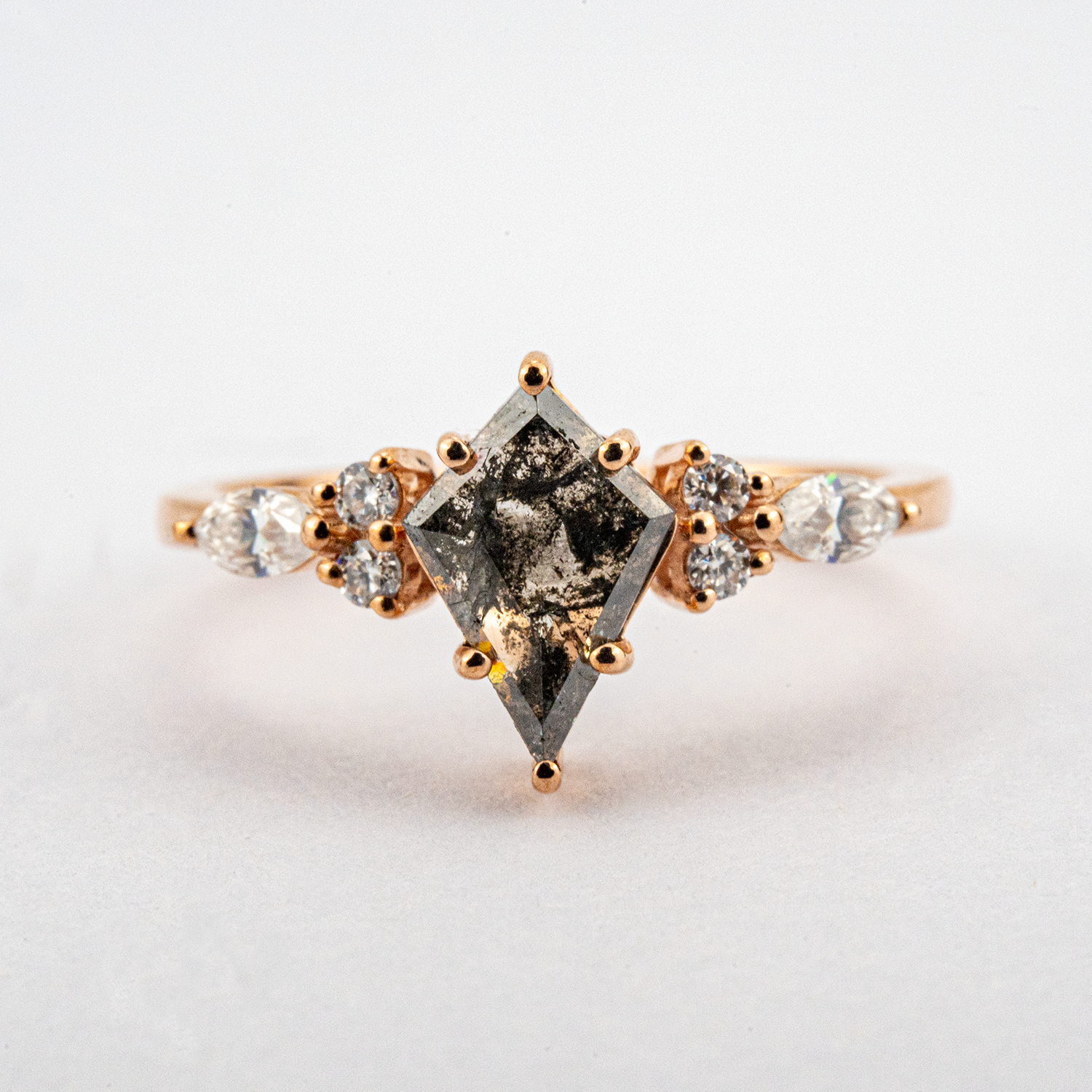 Rare Kite Cut Diamond Ring, Ideal for Those Seeking Unique Elegance