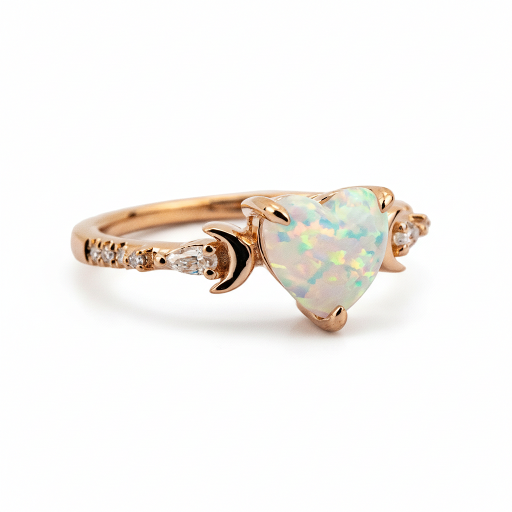 Product view of Opal Men's Ring in Gold