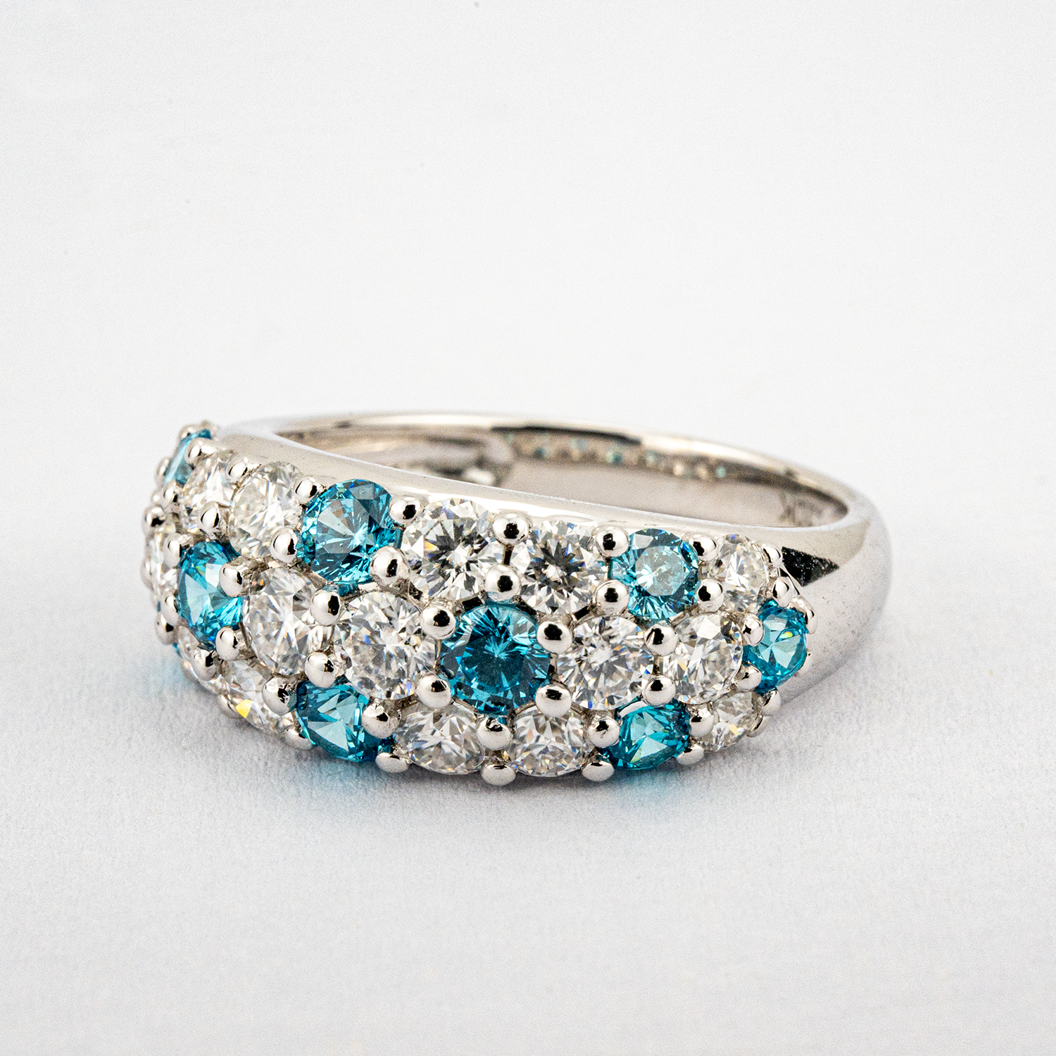 Luxurious Moissanite With Zircon Personalized Promise Ring Unique Engagement Ring