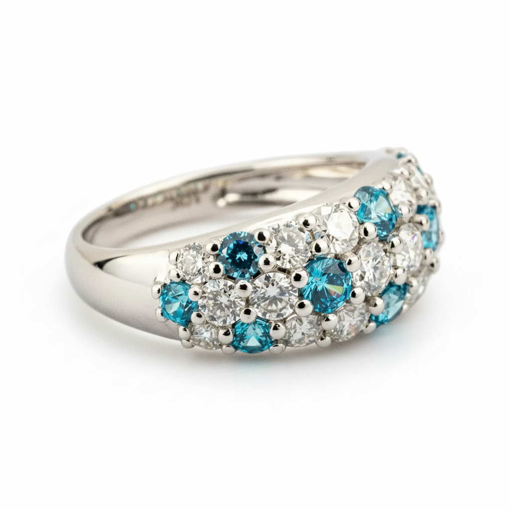 Product view of Moissanite Ring in Gold