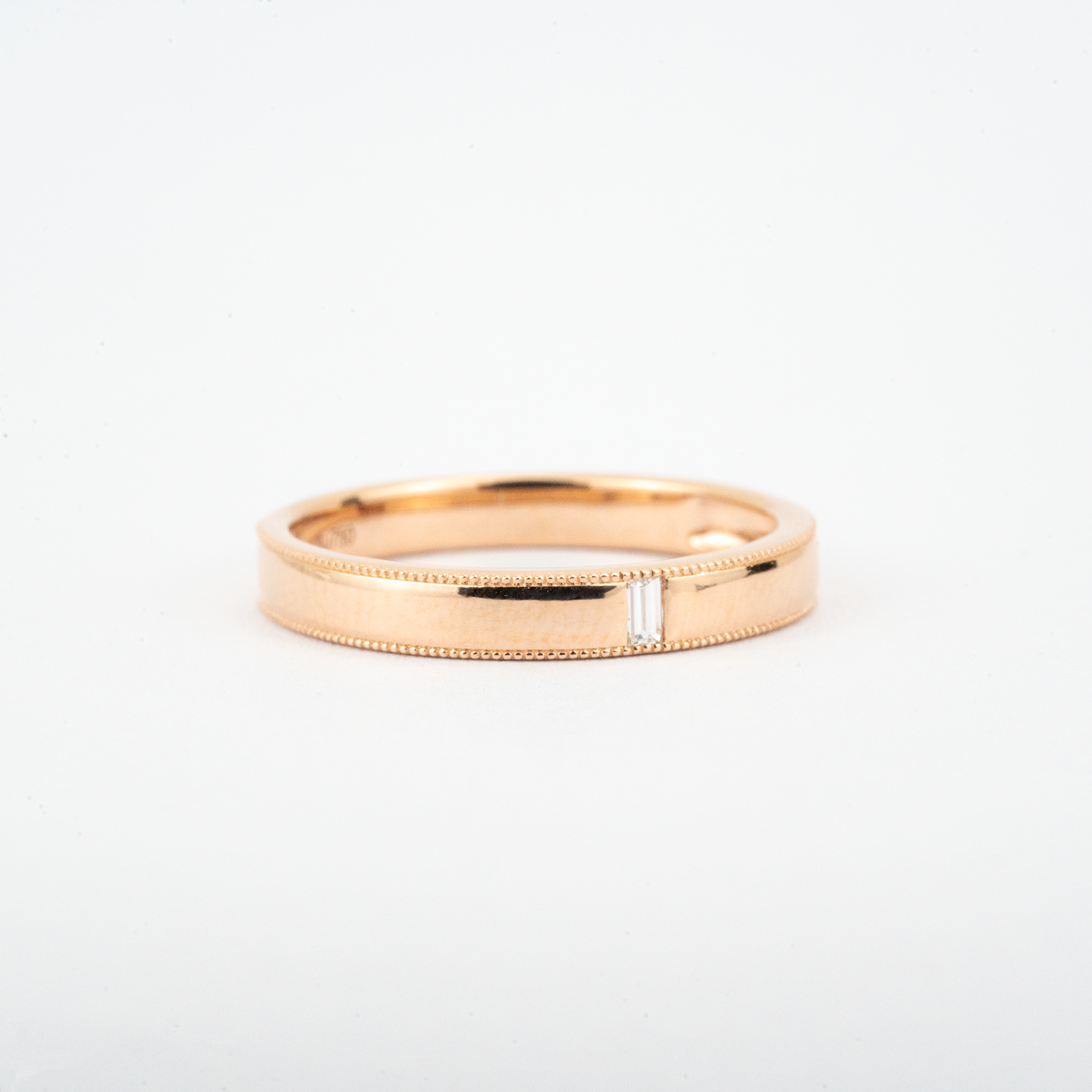 ORA COLLECTION - Classic Diamond Rose Gold Couple Ring Engagement Ring