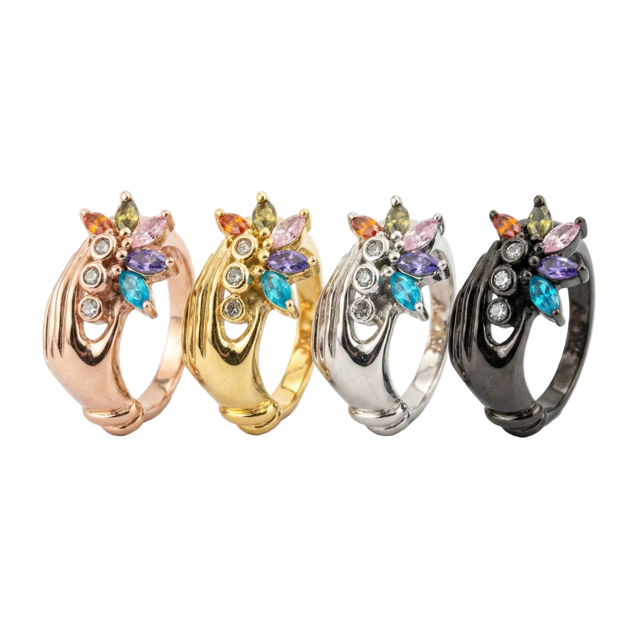 Lifestyle view of Unique Ring in Gold