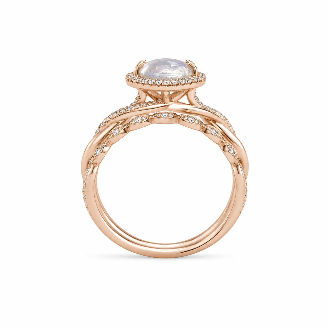 pear-moonstone-bridal-set-twisted-moissanite-band