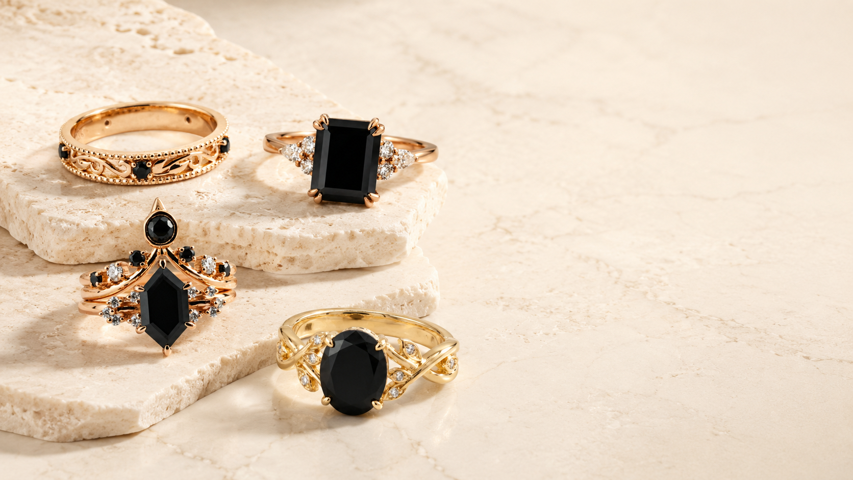 Black Onyx Rings