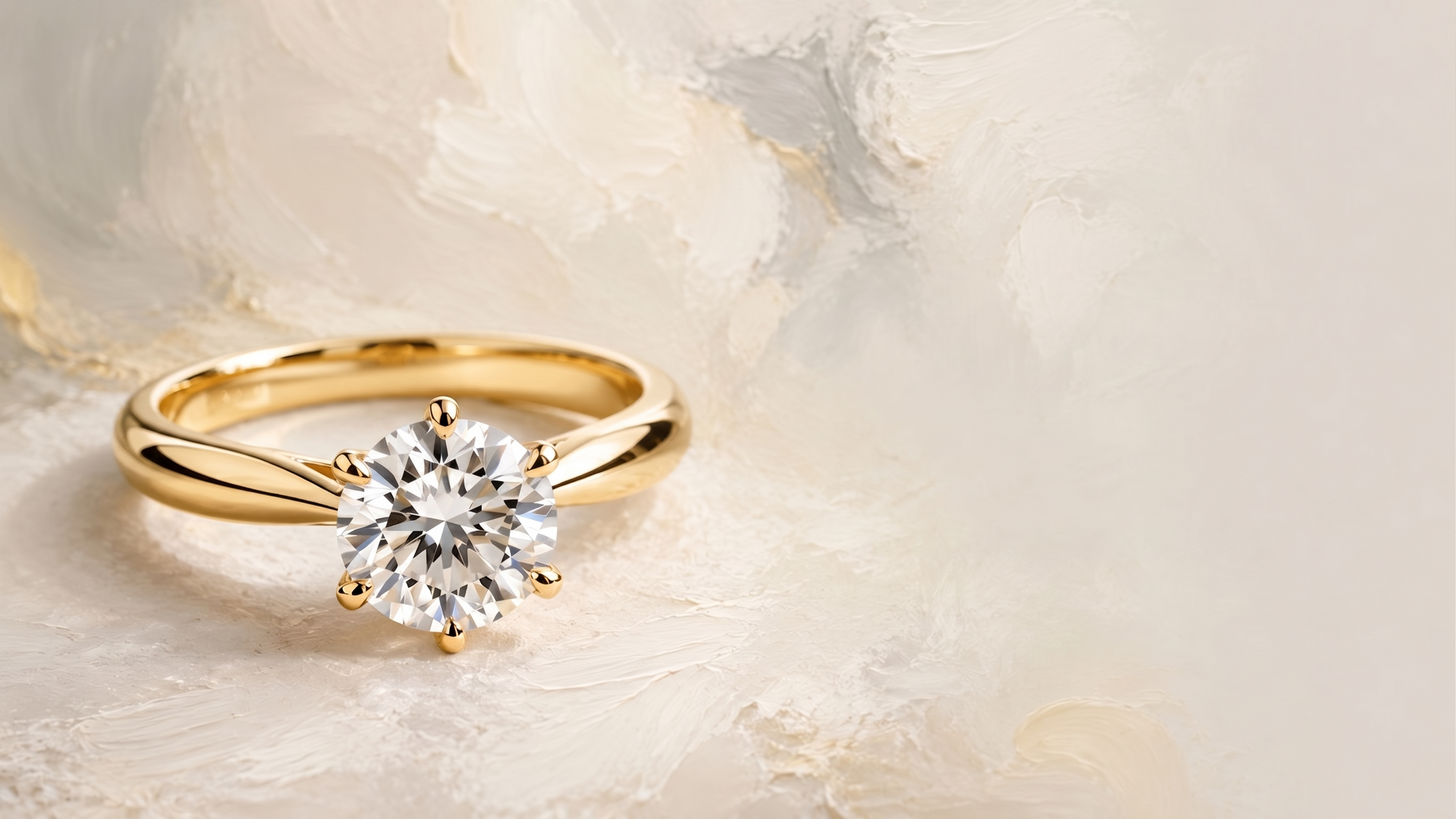 Lab-grown diamond rings in gold with refined engagement ring designs, GemifySpace collection cover