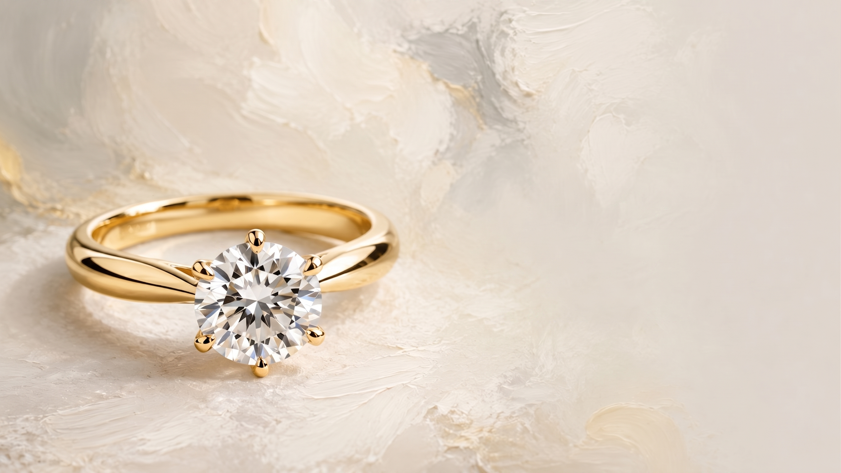 Lab-grown diamond rings in gold with refined engagement ring designs, GemifySpace collection cover