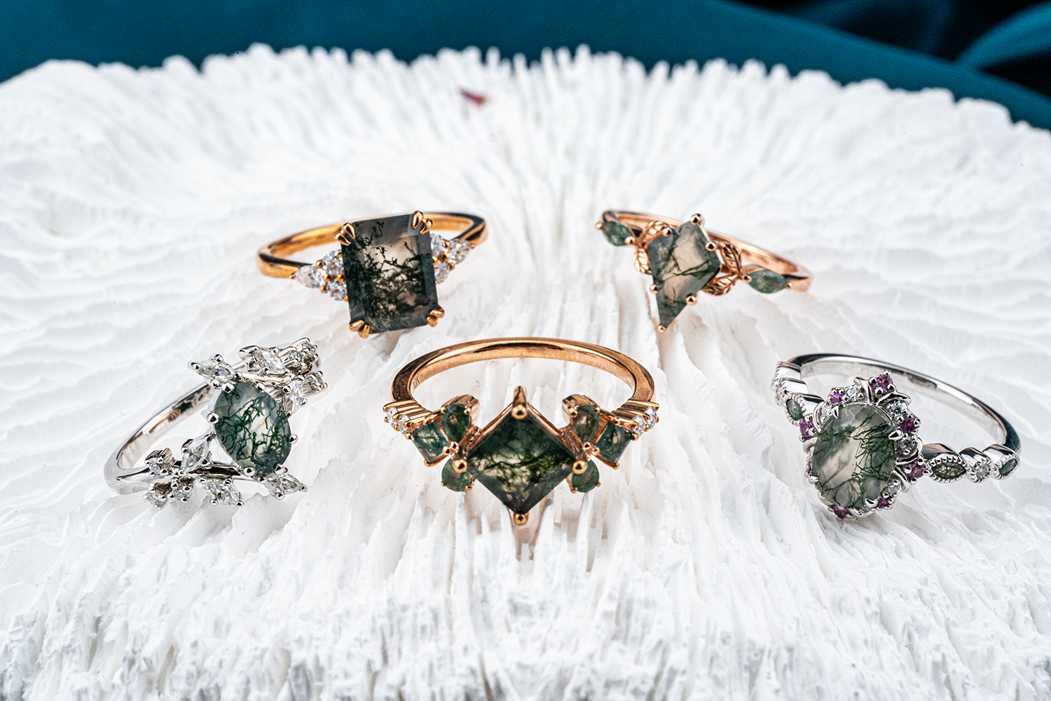 Moss Agate Ring