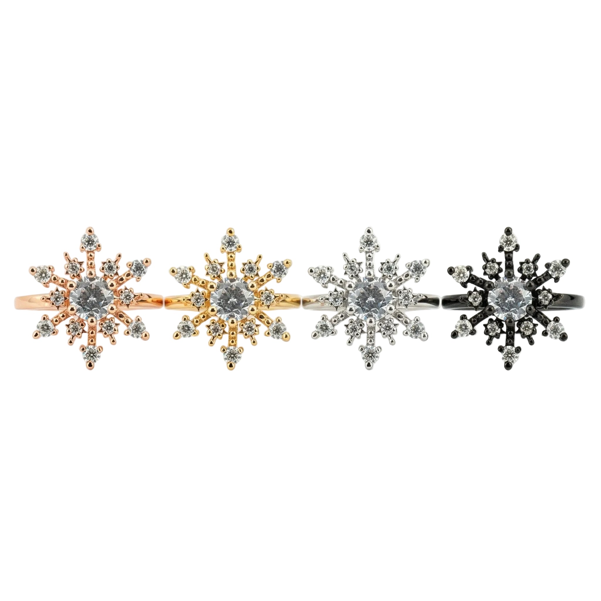 Lifestyle view of Moissanite Ring in Gold