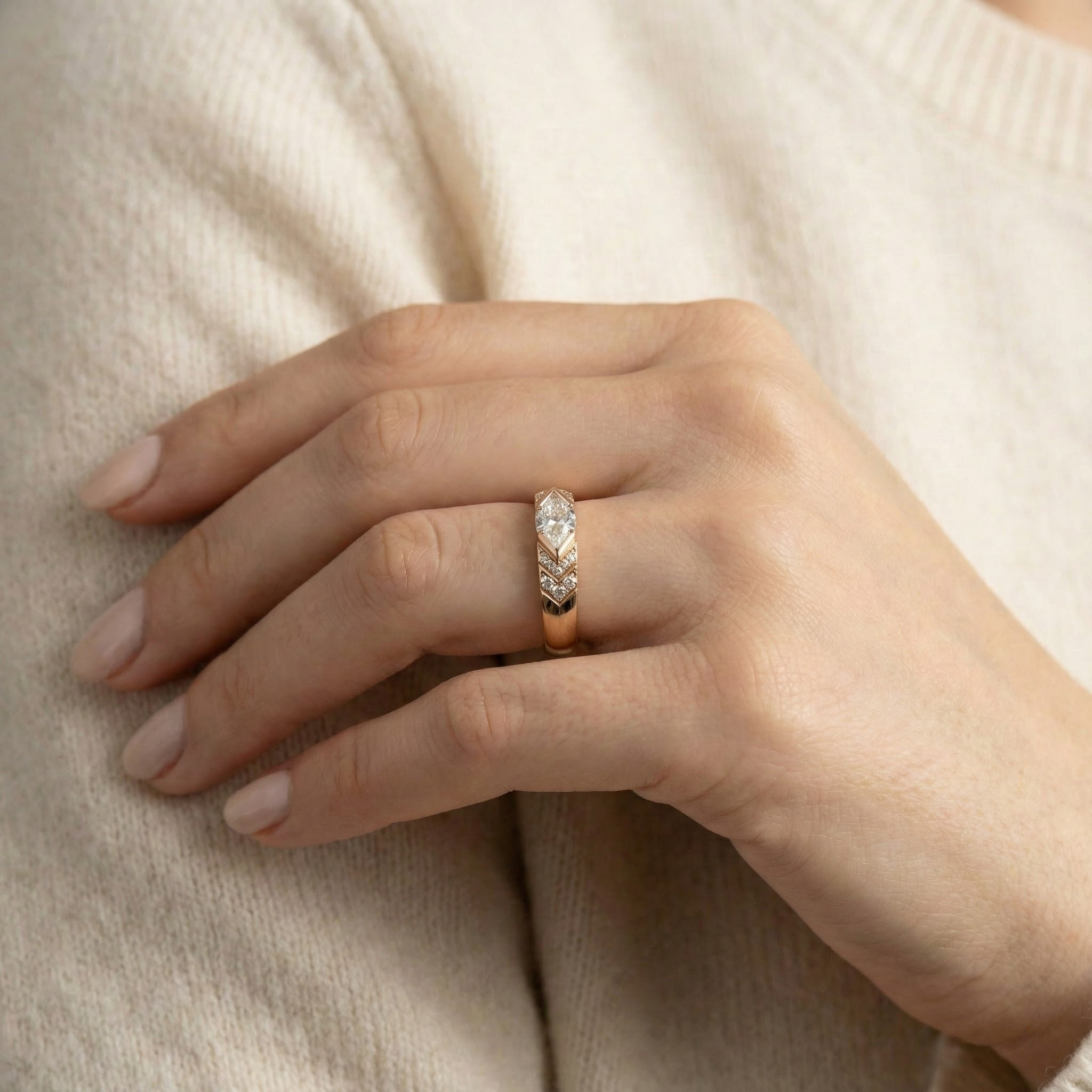 1 Carat Classic Promise Moissanite Wedding Ring Vintage Engagement Rings Diamond