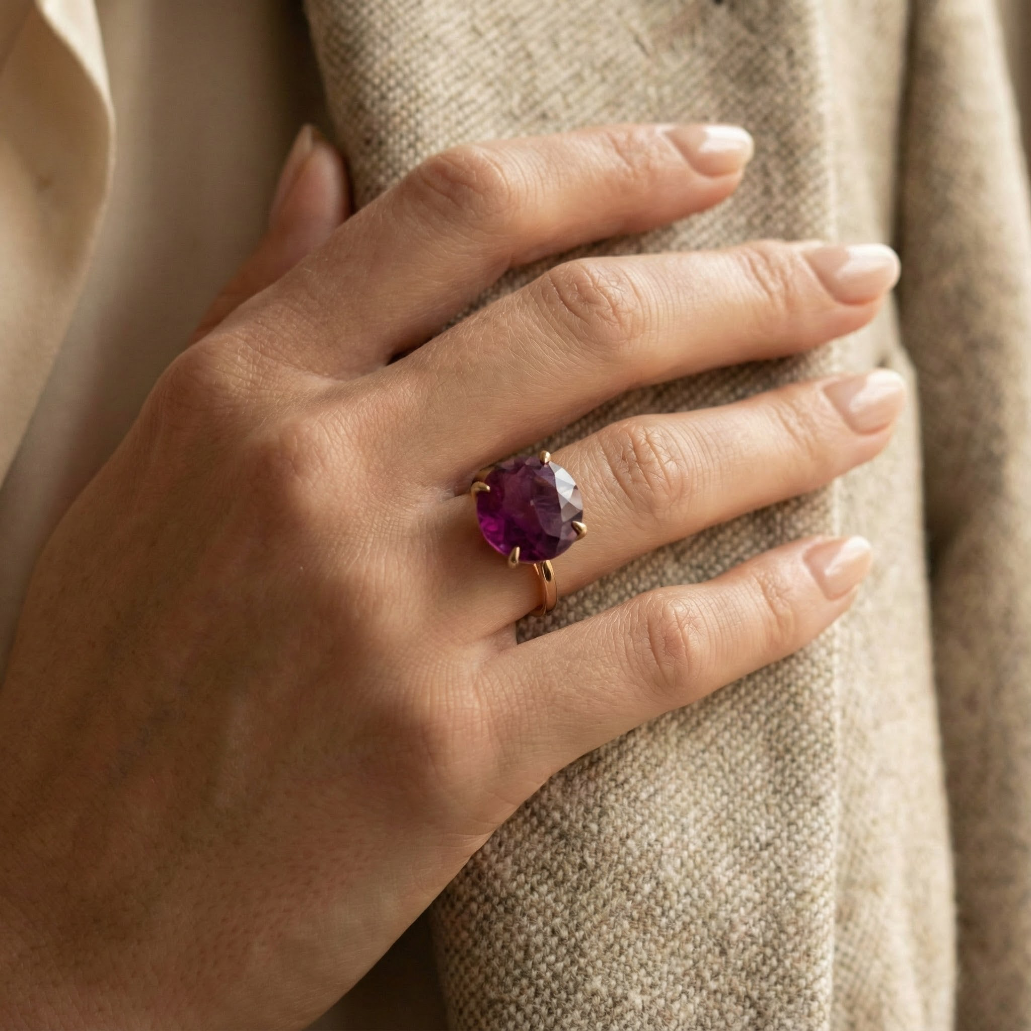 1.5 Carat Round Ruby Engagement Ring Classic Ring nature ruby