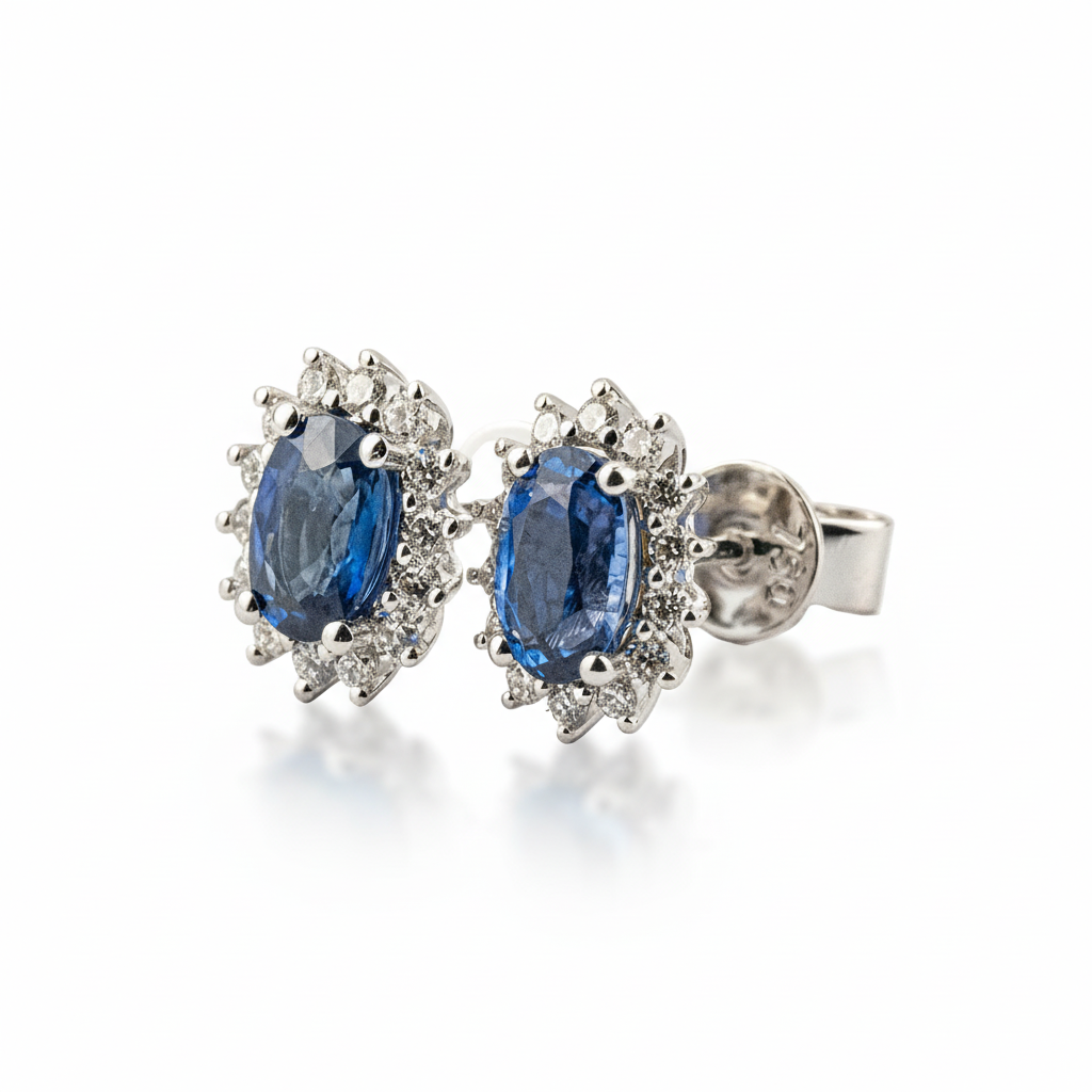 Lifestyle view of Sapphire Ring in Gold