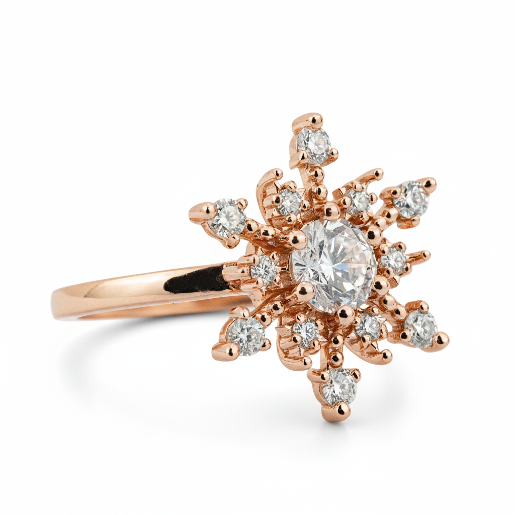 Product view of Moissanite Ring in Gold