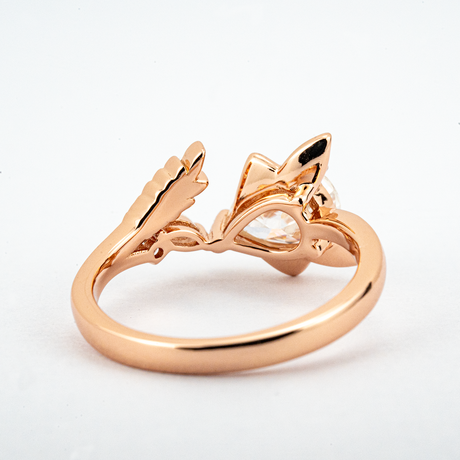Sparkling moissanite ring - shop exquisite Fox Ring design for a unique style statement