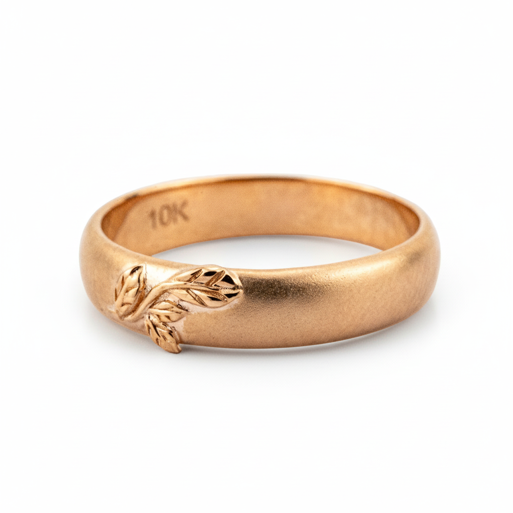 Product view of Nature-Inspired Ring in Gold