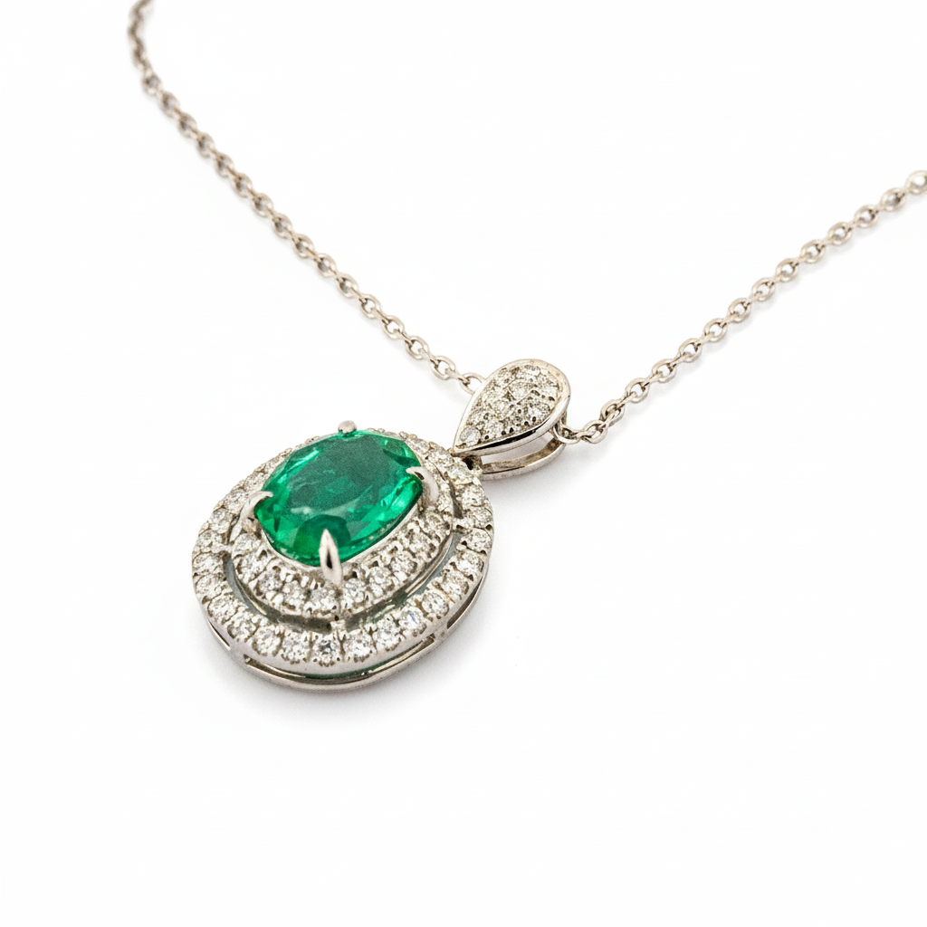Product view of Emerald Ring in Gold