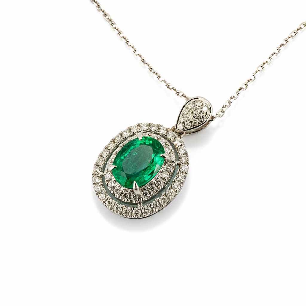 Product view of Emerald Ring in Gold
