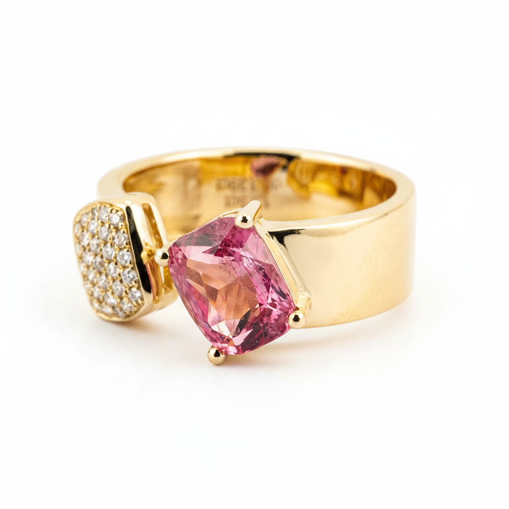 Lifestyle view of Diamond Ring in Gold