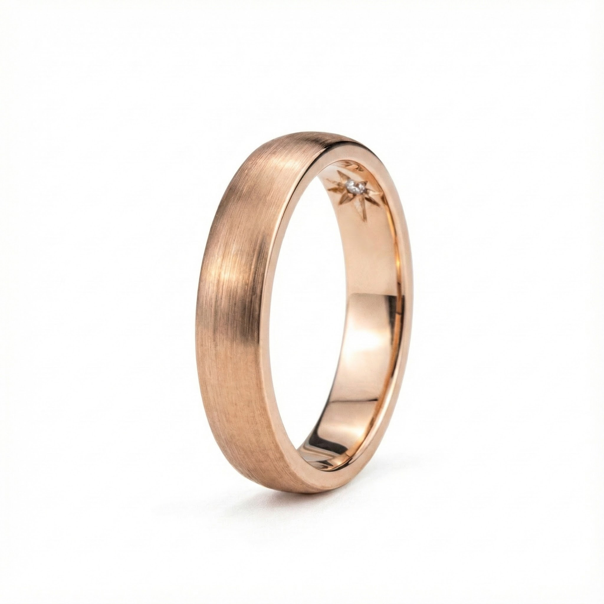 Stylish horizontal stripes ring for women, unique design, classic promise jewelry