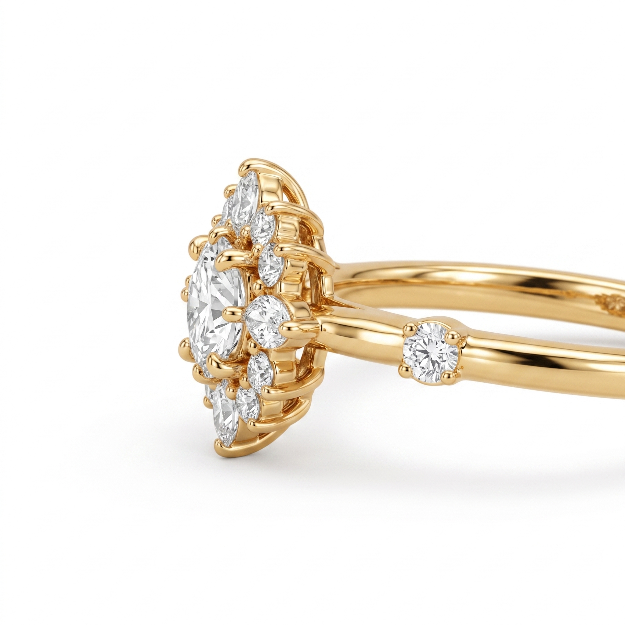 Product view of Lab-Grown Diamond Ring in Gold