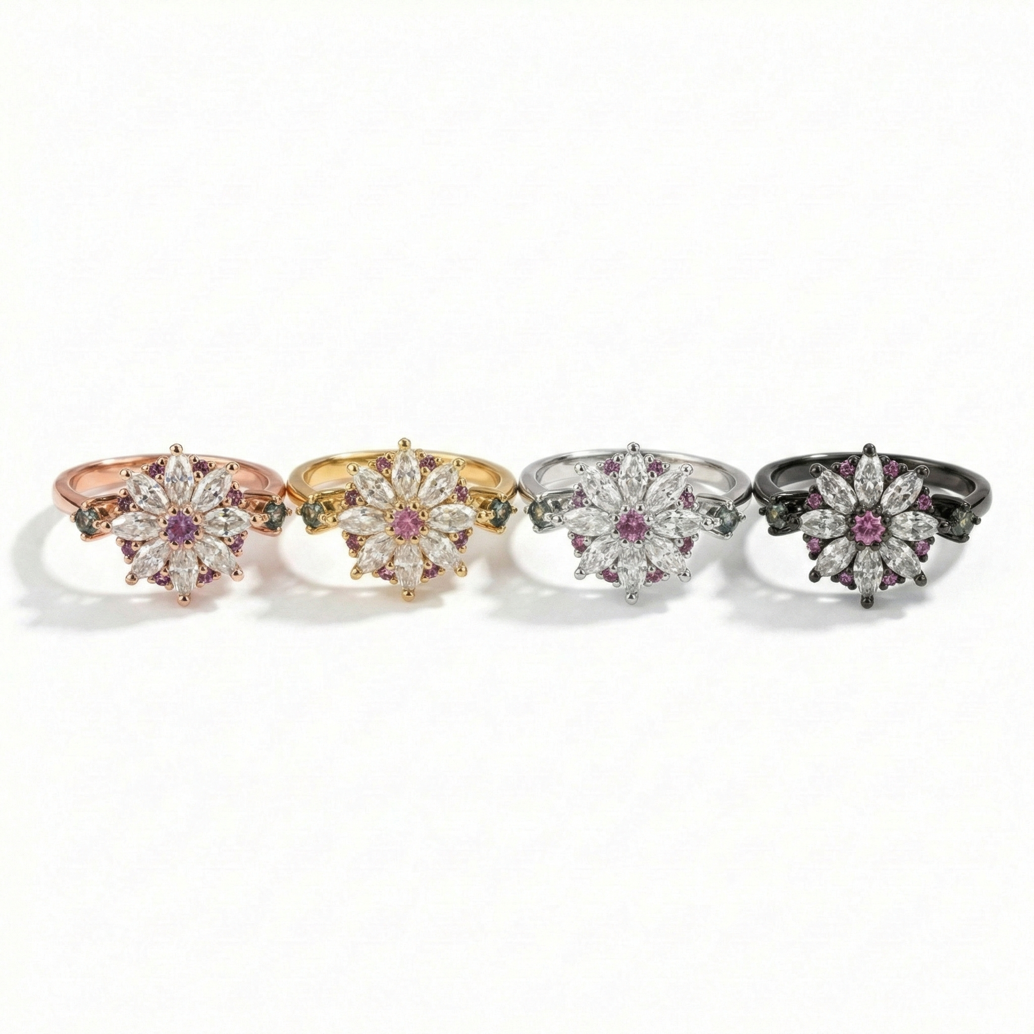 Lifestyle view of Moissanite Ring in Gold