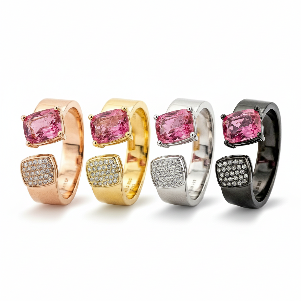 Lifestyle view of Diamond Ring in Gold